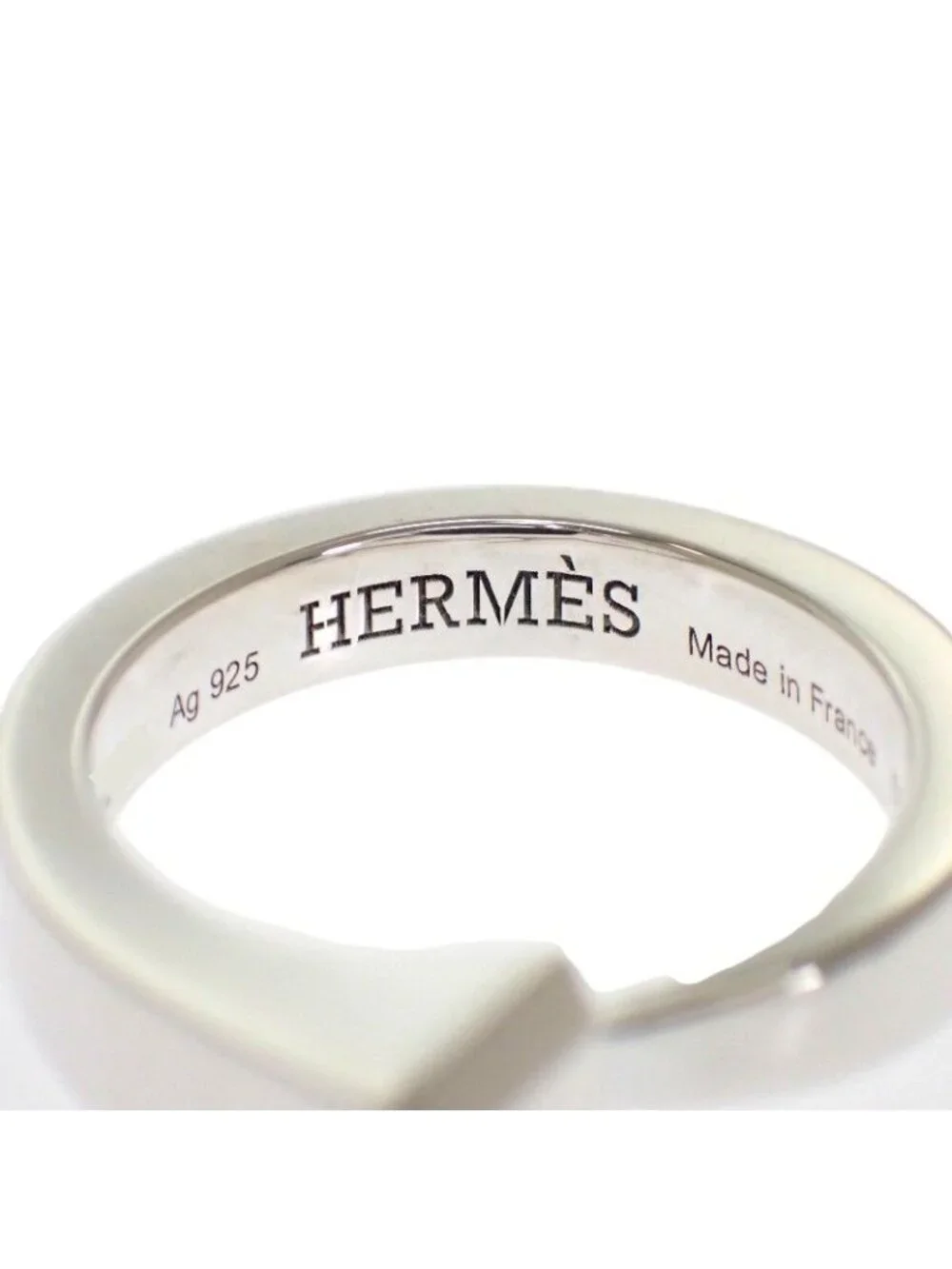 Hermes Cludeforge Ring 925 Sterling Silver Box